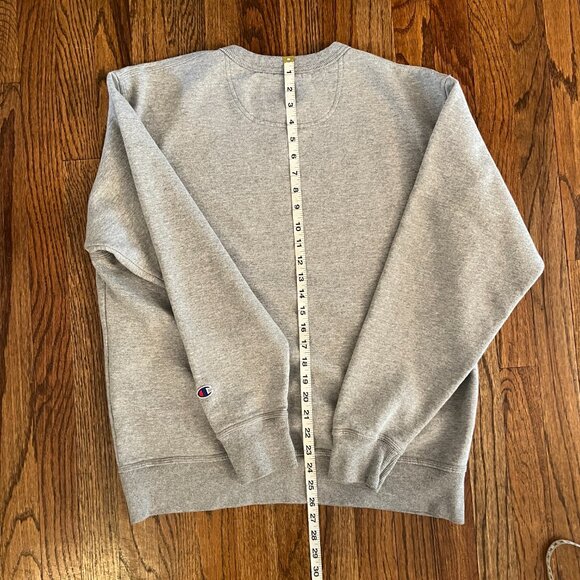 Champion Sweater Men’s Large Grey Sweatshirt Crew Large - Picture 7 of 7